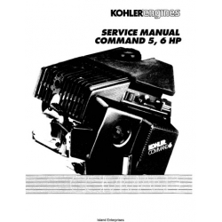 Kohler Command CH5 & CH6 5HP-6HP Service Manual 1989 - 1994