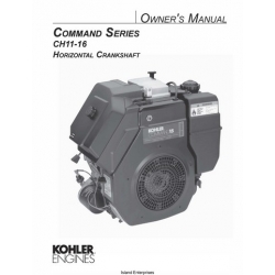 Kohler Command Series CH11-16 Horizontal Crankshaft Owner's Manual