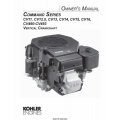 Kohler Command Series CV11, CV12.5, CV13, CV14, CV15, CV16, CV460-CV493 Vertical Crankshaft Owner's Manual