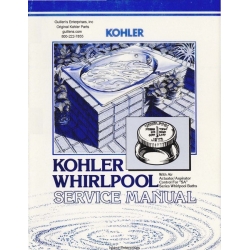 Kohler Whirlpool with Air Actuator/Aspirator Control for "SA" Series Service Manual