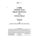 Champion L-1363J 4300/6300 Series Magneto Maintenance and Overhaul Manual  Revision J