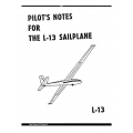 L-13 Sailplane Pilot's Notes