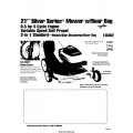 Lawn-Boy 21" Silvaire Series Mower with Rear Bag Operator's Manual