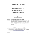 Walter M 337A,AK, M 332A,AK,M 137A,AZ, M 132A,AK.Aircraft Engines Operator's Manual