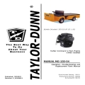 Taylor-Dunn BG-015-00 Operation, Troubleshooting and Replacement Parts Manual MG-150-04