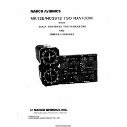 Narco MK-12E/NCS812 TSO Nav/Com Operation Manual