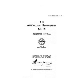 The Australian Beaufighter MK 21 Descriptive Manual Pub No. 615