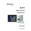 Avidyne MLX770 Datalink Transceiver Installation Manual 600-00204-000