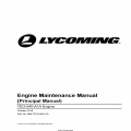 Lycoming TEO-540-A1A Maintenance Manual Part# MM-TEO-540-A1A