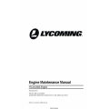 Lycoming YO-233-B2A Engine Engine Maintenance Manual Part No. MM-YO-233-B2A
