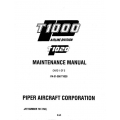 Piper Chieftain Maintenance Manual PA-31-350 T1020 Part # 761-768