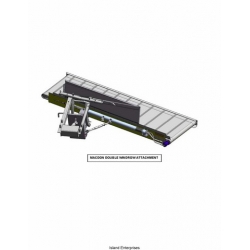 MacDon Double Windrow Attachment M150 & M200 Tractors Set-Up Instruction & Parts Catalog 2009