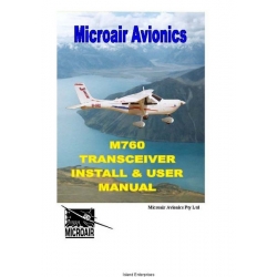 Microair Avionics M760 Transceiver Install and User Manual