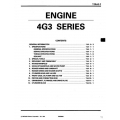 Mitsubishi 4G3 Series Engine Workshop Manual