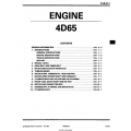 Mitsubishi 4D65  Engine Manual $19.95