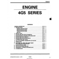 Mitsubishi 4G5 Series Engine Workshop Manual