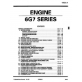 Mitsubishi 6G7  Engine Manual $19.95
