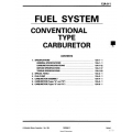 Mitsubishi Carburetor Conventional Type Fuel System