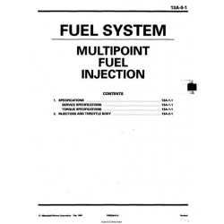 Mitsubishi Multipoint Fuel Injection System
