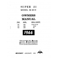 Mooney Super 21 M20E Owners Manual $13.95