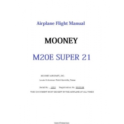 Mooney M20E Super 21 Airplane Flight Manual/POH