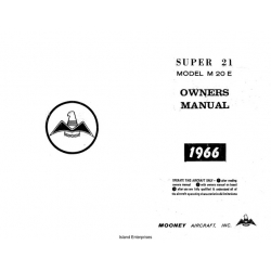 Mooney M20E Super 21 Aircraft Owner's Manual 1964 - 1966