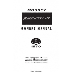 Mooney M20F Executive 21 Owner's Manual 1970