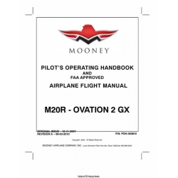 Mooney M20R- Ovation 2 GX Pilot's Operating Handbook 2007 - 2010 POH-003810 