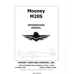 Mooney M20S POH3750A Information Manual