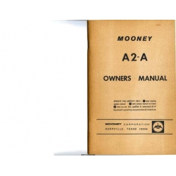 Mooney A2-A Owner's Manual Rev 1965