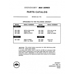 Mooney M20 Series 1965-1967 Parts Catalog