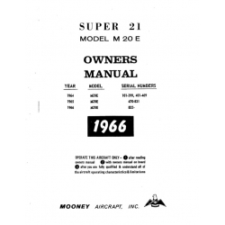 Mooney Super 21 M20E Owners Manual
