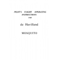 De Havilland Mosquito FB6 Pilot's Flight Operating Instructions
