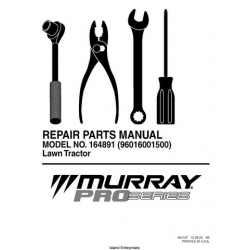 Murray Pro Series 164891 (96016001500) Lawn Tractor Repair Parts Manual 2005