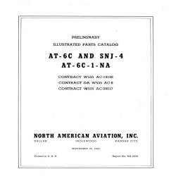 North American AT-6C, SNJ-4, AT-6C-1-NA Illustrated Parts Catalog NA-5578