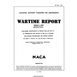 NACA XP-51 Airplane Wind-Tunnel Investigation Of Profile Drag and Lift