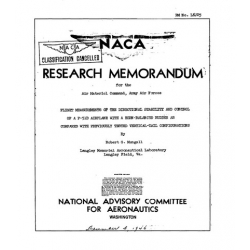 NACA P-51D Airplane Flight Measurements Research Memorandum