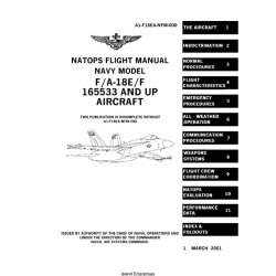 Boeing Model F/A-18E/F165533 & Up Aircraft Flight Manual/POH 2001