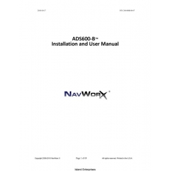 NavWorx ADS600-B P/N: 240-0008-00-07 Installation and User Manual 2009 - 2010