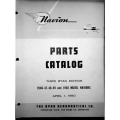 Navion Model 1946-47-48-49 & 1950 Third Ryan Edition Parts Catalog