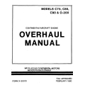 Continental Models C75, C85, C90 & O-200 Overhaul Manual X-30010