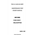 Bell OH-58C Army Model Helicopter Maintenance Test Flight Manual 1982 $6.95