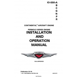  Continental IO-550-A,B,C,G,N,P,R Permold Series Engine Installation and Operation Manual OI-16