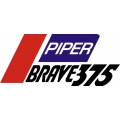 Piper Brave 375 Aircraft Logo,Decals!