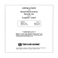 Taylor-Dunn P2-50 Operation and Maintenance Manual with Parts List MP-250-02