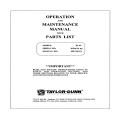 Taylor-Dunn P2-49 Operation and Maintenance Manual with Parts List MP-249-01