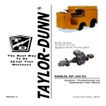 Taylor-Dunn P2-49 Operation, Troubleshooting and Replacement Parts Manual MP-249-02