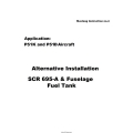 North American P51K and P51D Mustang Aircraft SCR 695-A & Fuselage Fuel Tank Alternative Installation