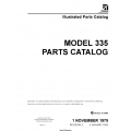 Temporary Revision Number 1 P609-3TR1-12 335 1980 for the Parts Catalog P609-3-12