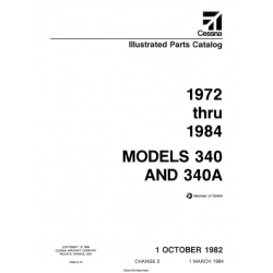 Cessna Model 340 and 340A Illustrated Parts Catalog (1972 Thru 1984) P653-2-12